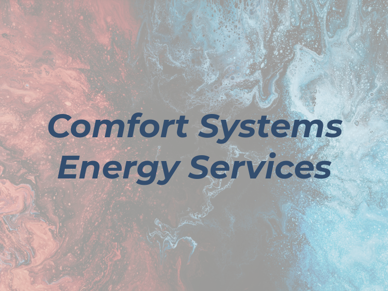 Comfort Systems USA Energy Services