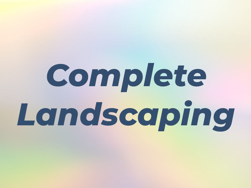 Complete Landscaping
