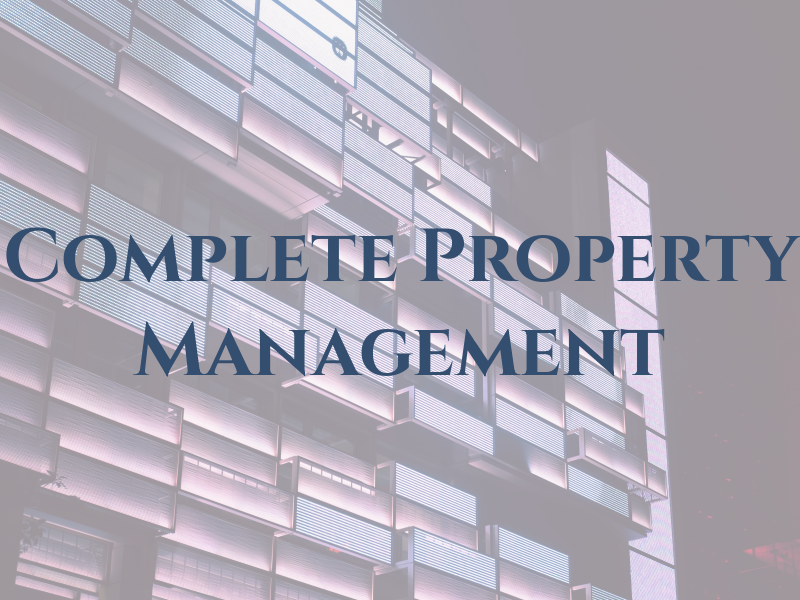 Complete Property Management