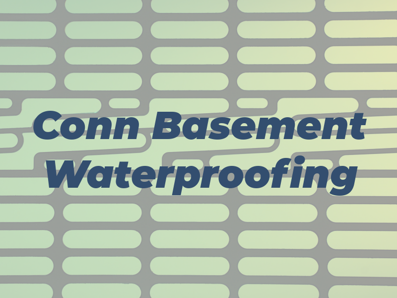 Conn Basement Waterproofing