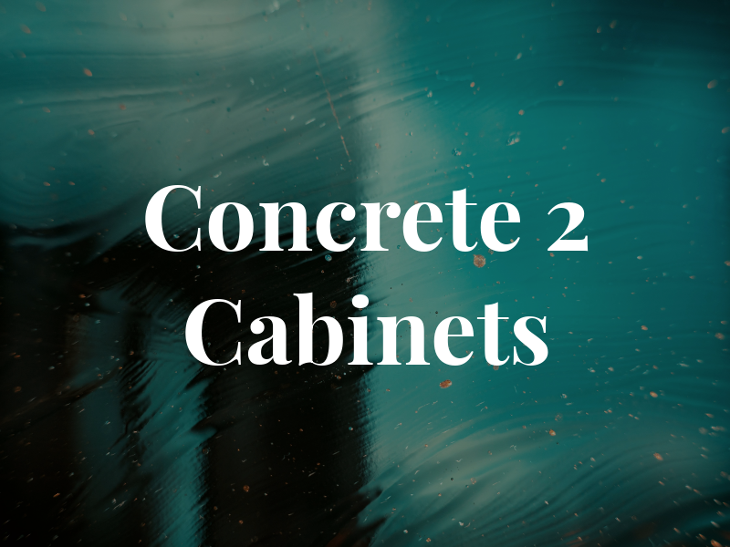 Concrete 2 Cabinets