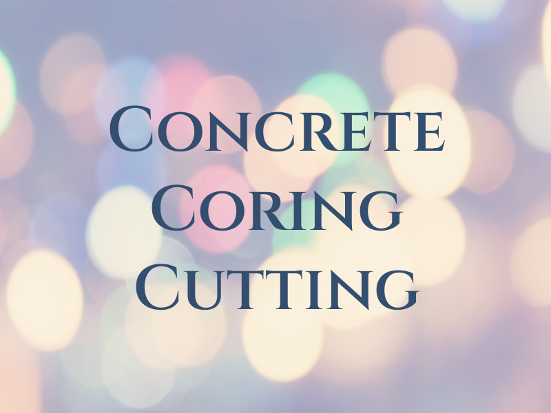 Concrete Coring & Cutting