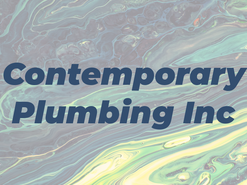 Contemporary Plumbing Inc