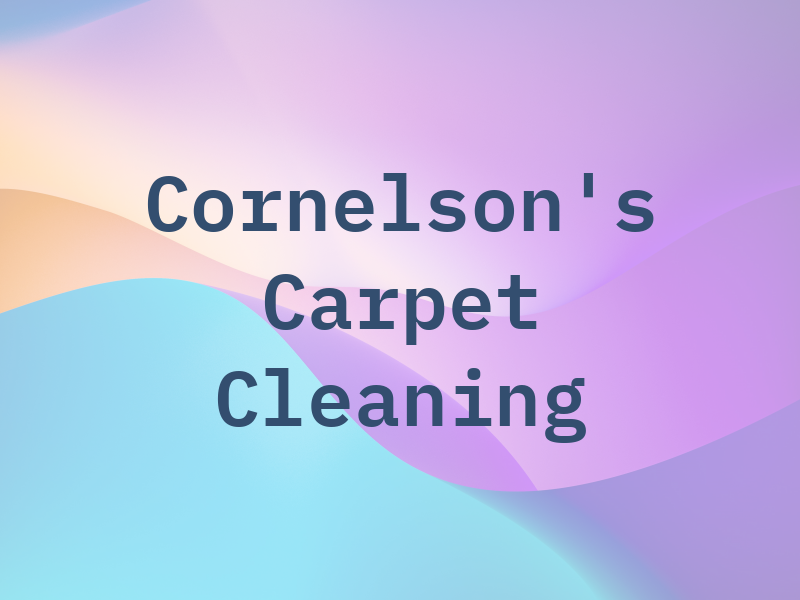 Cornelson's Carpet Cleaning