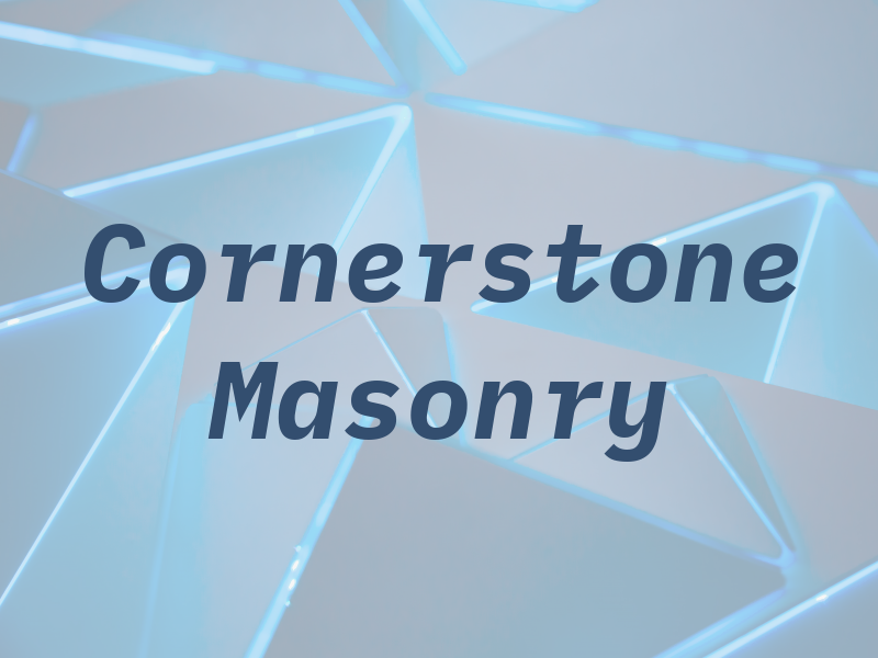 Cornerstone Masonry