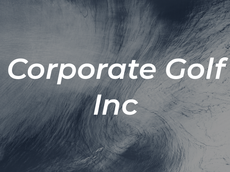 Corporate Golf Inc