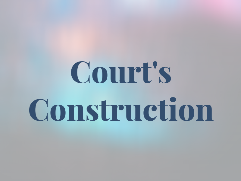 Court's Construction