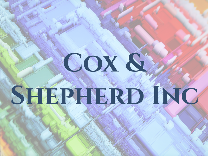 Cox & Shepherd Inc