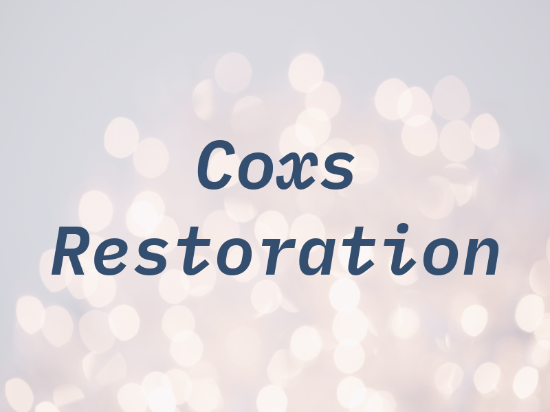 Coxs Restoration