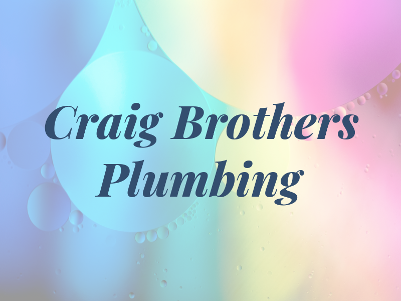 Craig Brothers Plumbing Inc