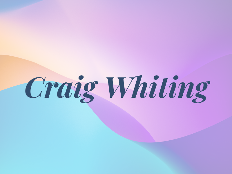 Craig Whiting