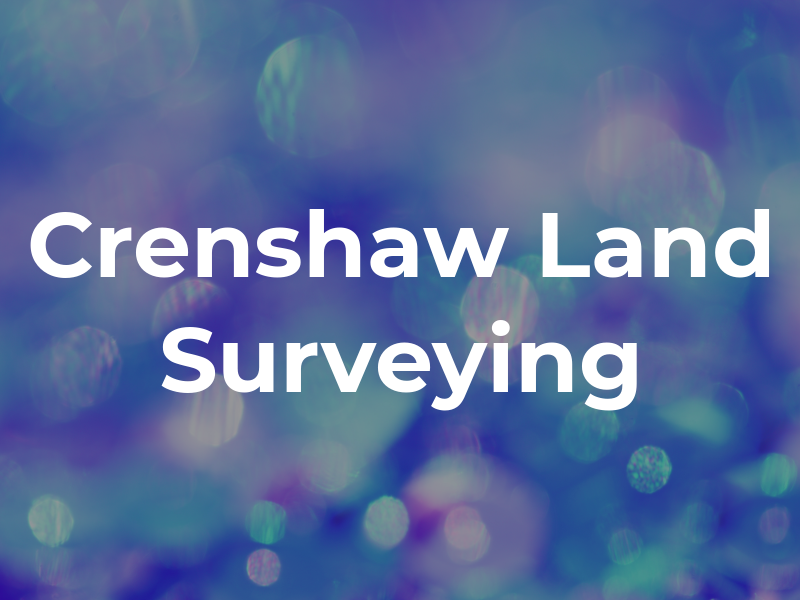 Crenshaw Land Surveying