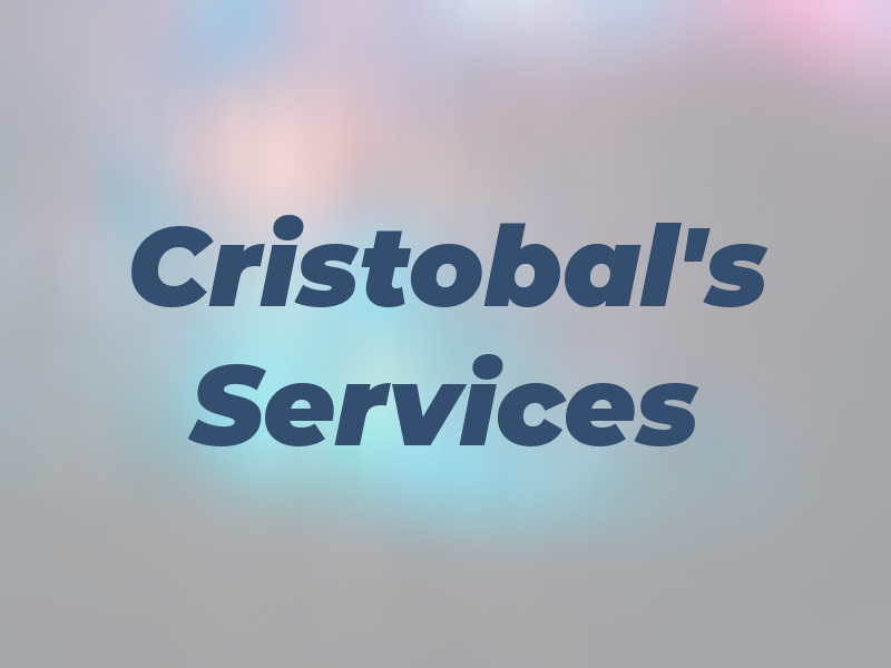 Cristobal's Services