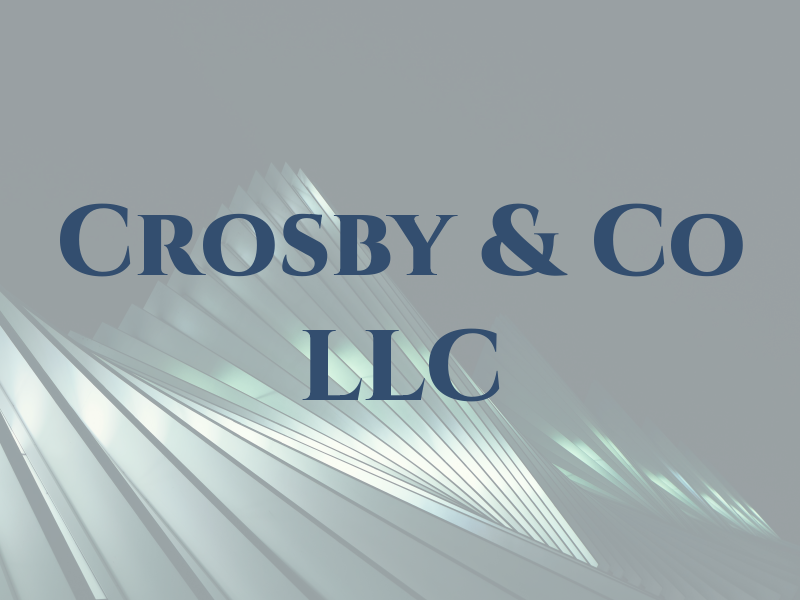 Crosby & Co LLC