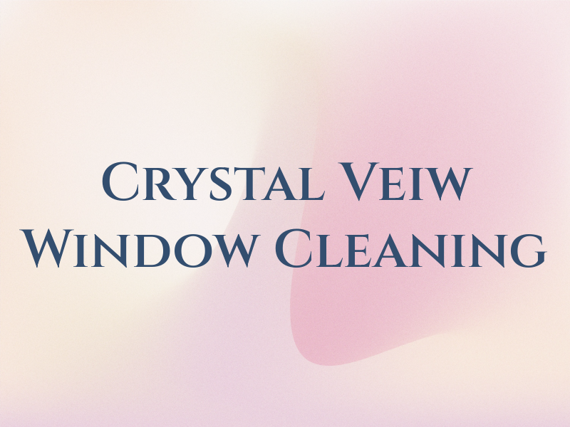 Crystal Veiw Window Cleaning