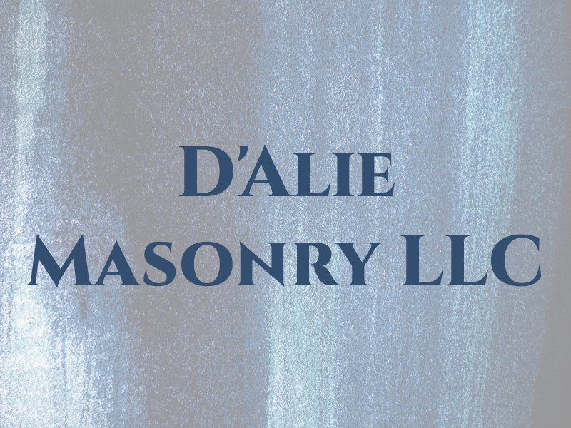 D'Alie Masonry LLC