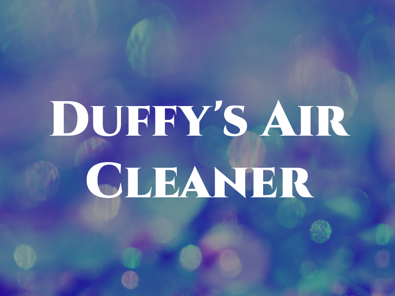 Duffy's Air Cleaner
