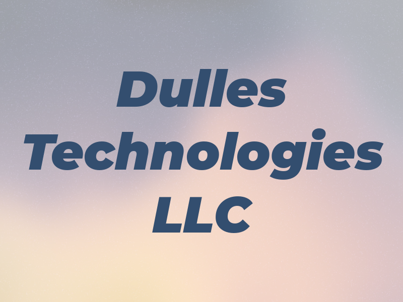 Dulles Technologies LLC