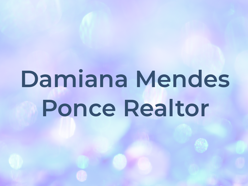 Damiana Mendes Ponce Realtor