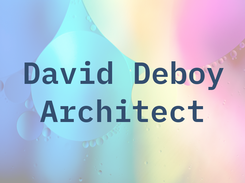 David W. Deboy Architect