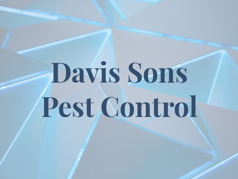 Davis & Sons Pest Control