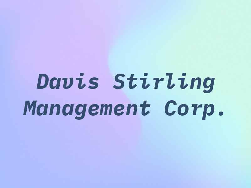 Davis Stirling Management Corp.