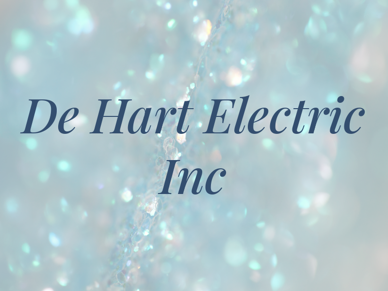 De Hart Electric Inc