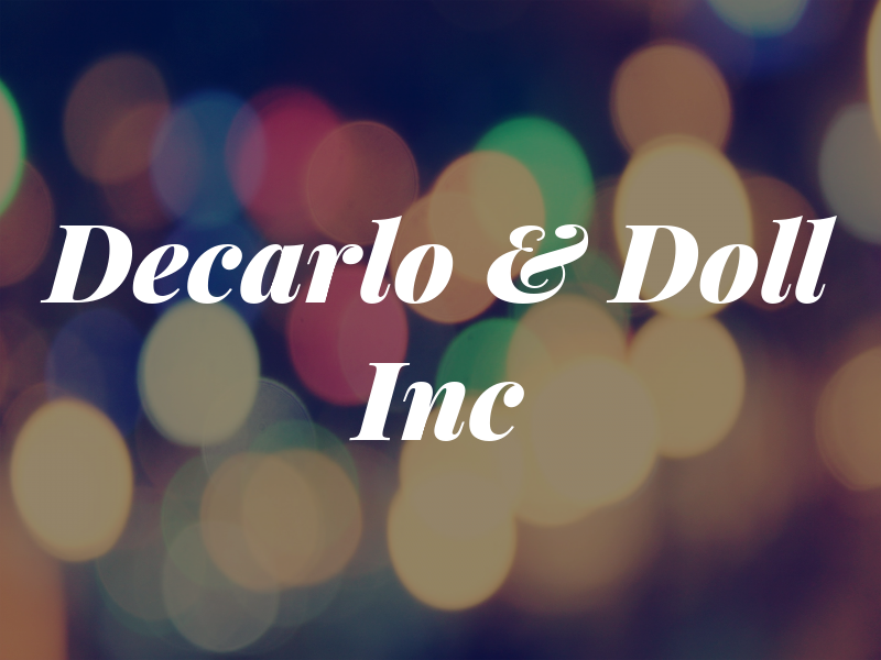 Decarlo & Doll Inc