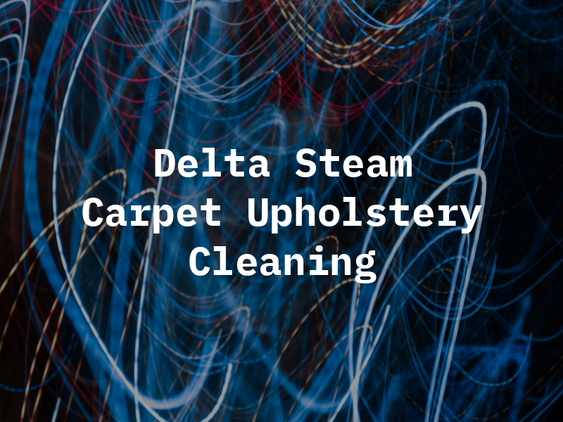 Delta Steam Way Carpet and Upholstery Cleaning