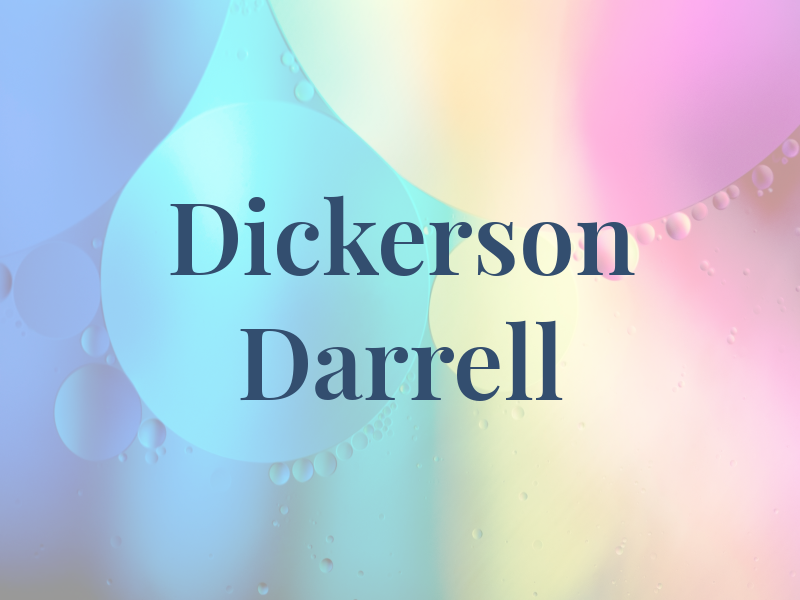 Dickerson Darrell