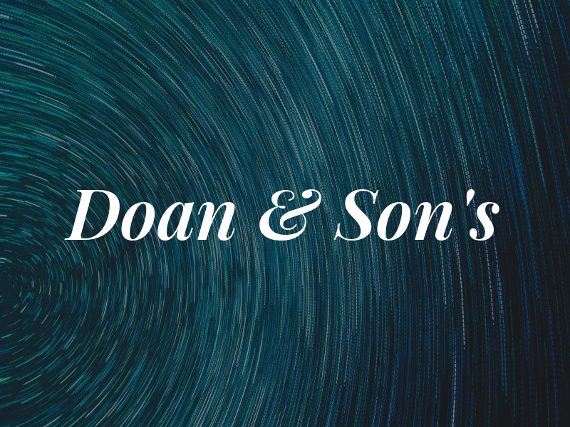 Doan & Son's