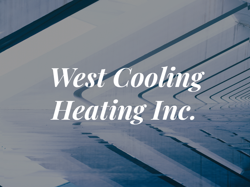 Don West Cooling & Heating Inc.