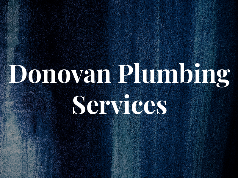 Donovan Plumbing Services
