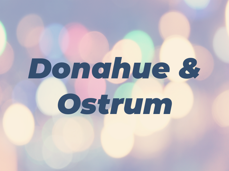 Donahue & Ostrum