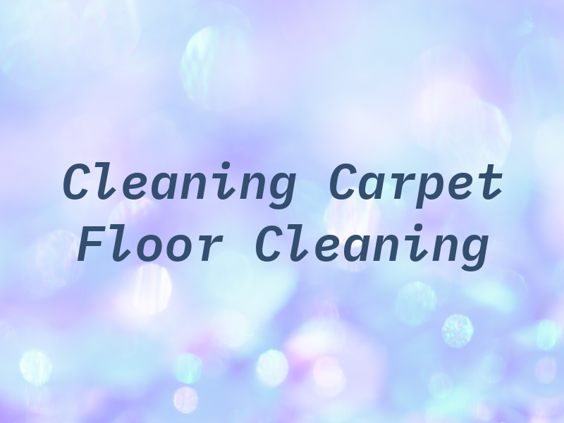 Dr Cleaning Carpet and Floor Cleaning