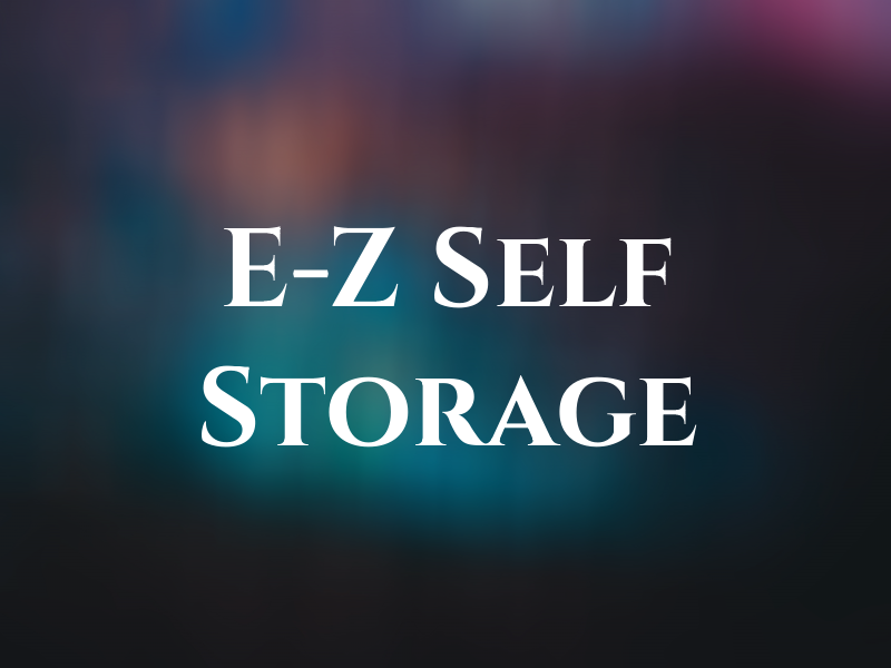 E-Z Self Storage