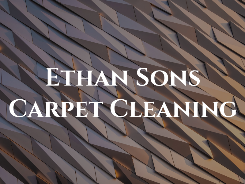 Ethan & Sons Carpet Cleaning