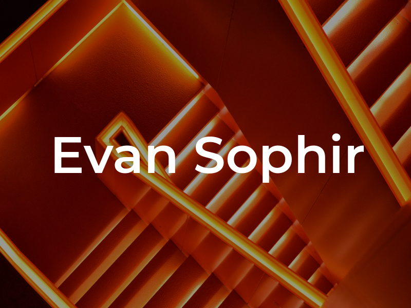 Evan Sophir