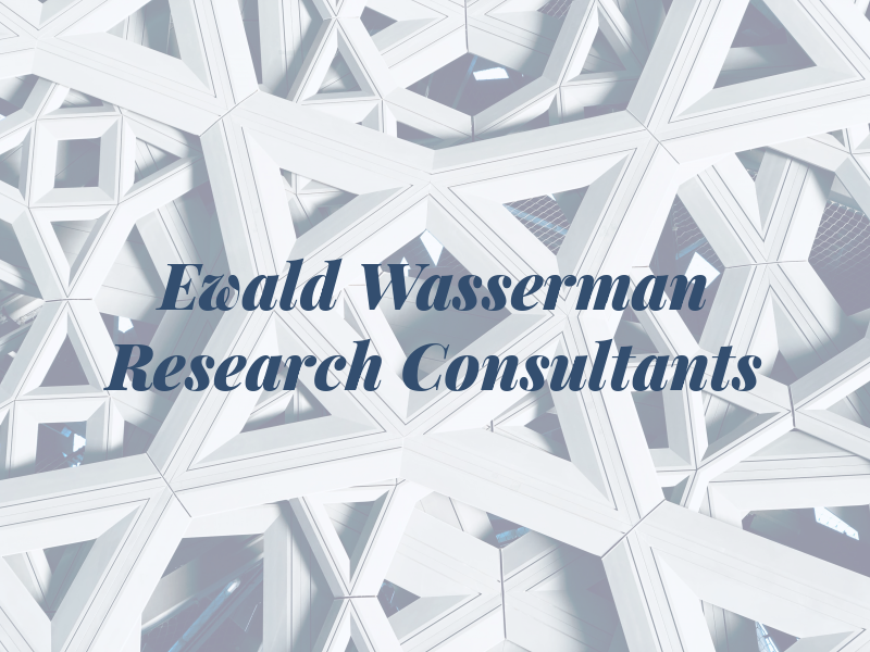 Ewald & Wasserman Research Consultants