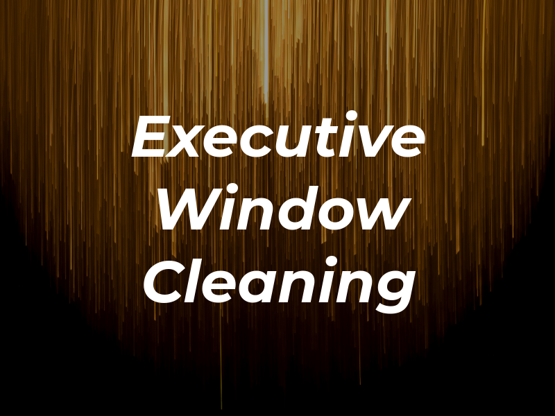 Executive Window Cleaning
