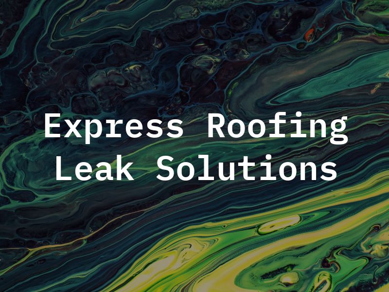 Express Roofing & Leak Solutions