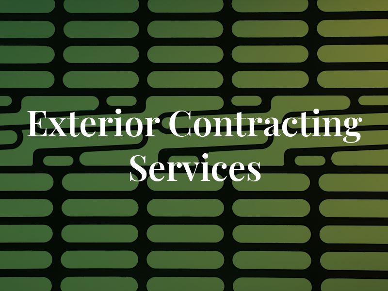 Exterior Contracting Services