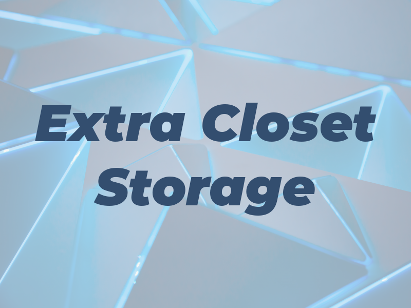 Extra Closet Storage