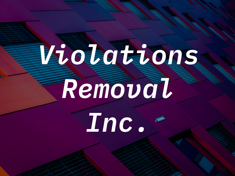 EMC Violations Removal Inc.