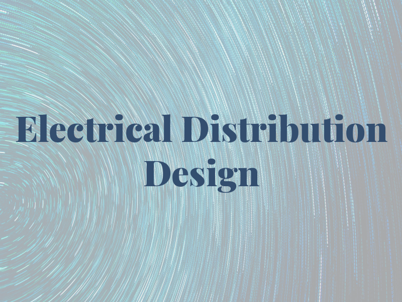 Electrical Distribution Design