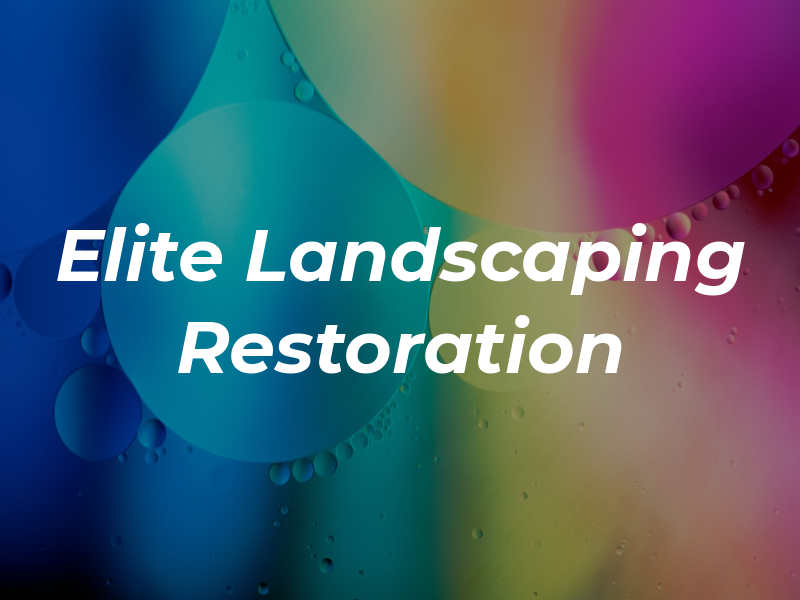 Elite Landscaping & Restoration