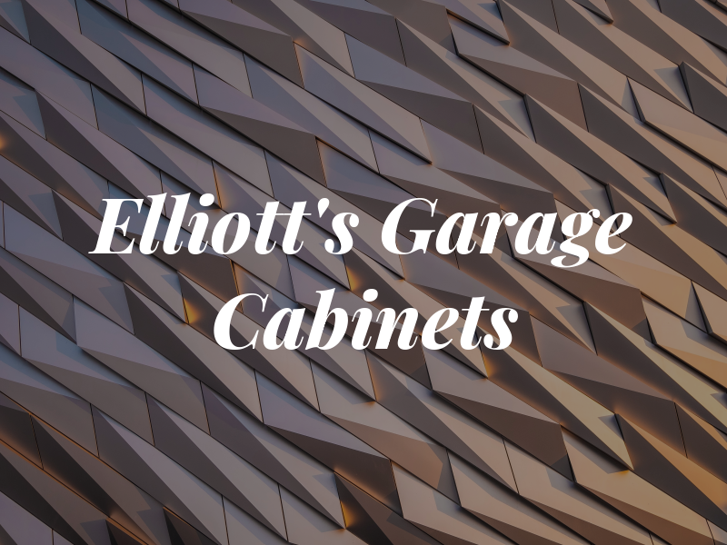 Elliott's Garage Cabinets