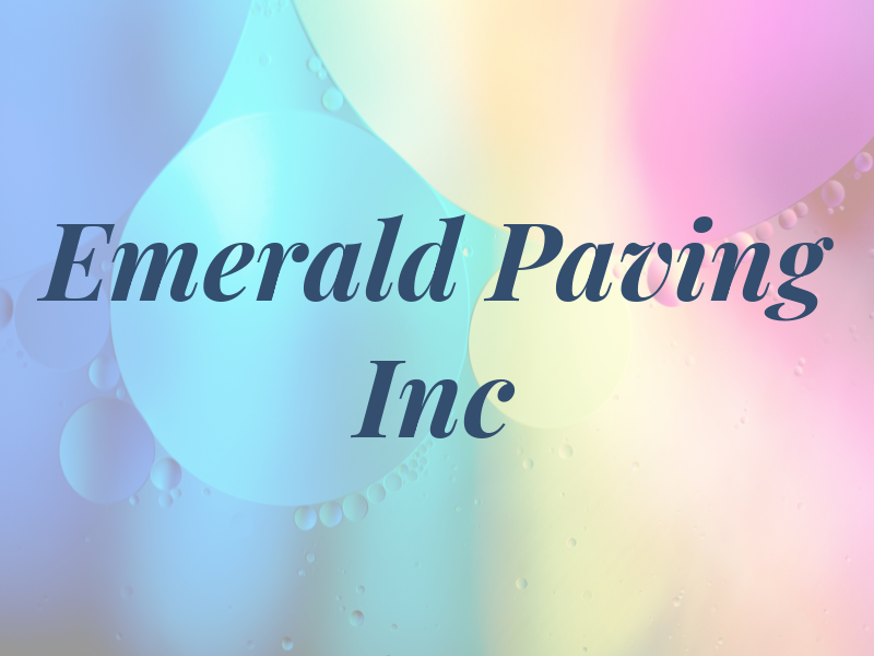 Emerald Paving Inc