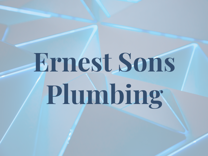Ernest & Sons Plumbing