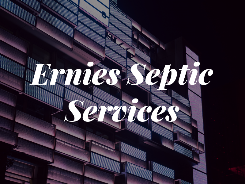 Ernies Septic Services